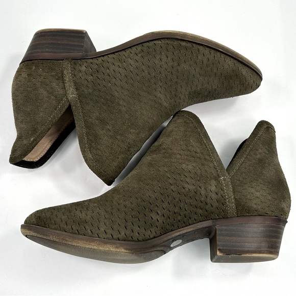 Lucky Brand Baley Suede Ankle Boot Size 8W Women's - Picture 7 of 13